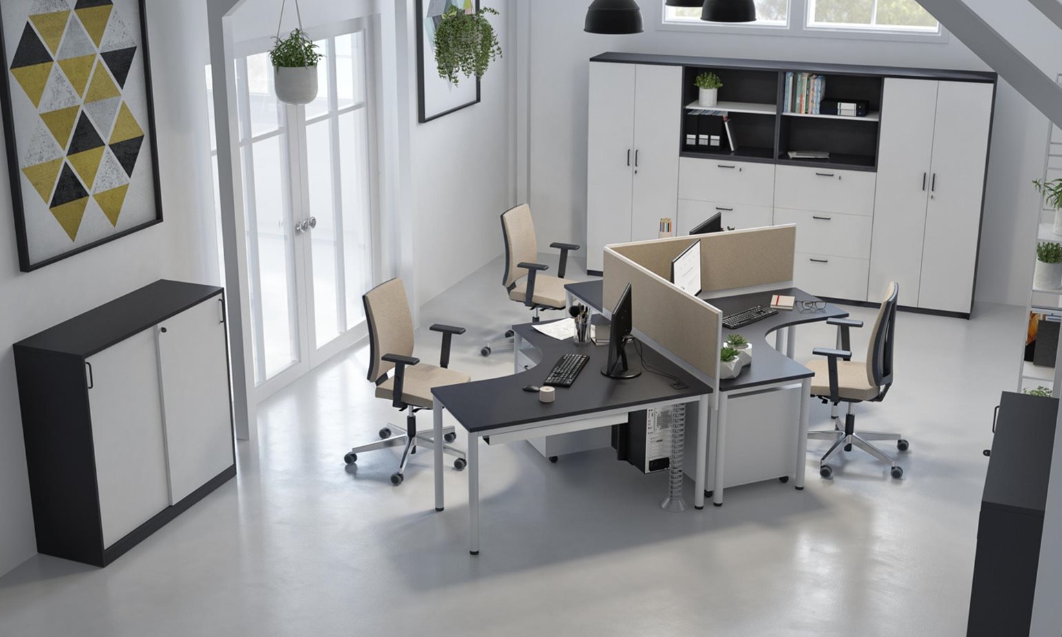 NAVIGO - Fauteuil de Travail Dossier Tissu