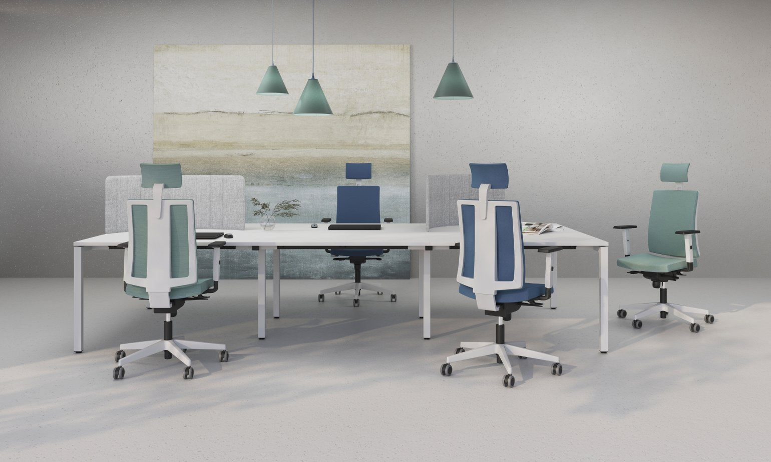 NAVIGO MESH - Fauteuil de Travail Dossier Résille avec Têtière