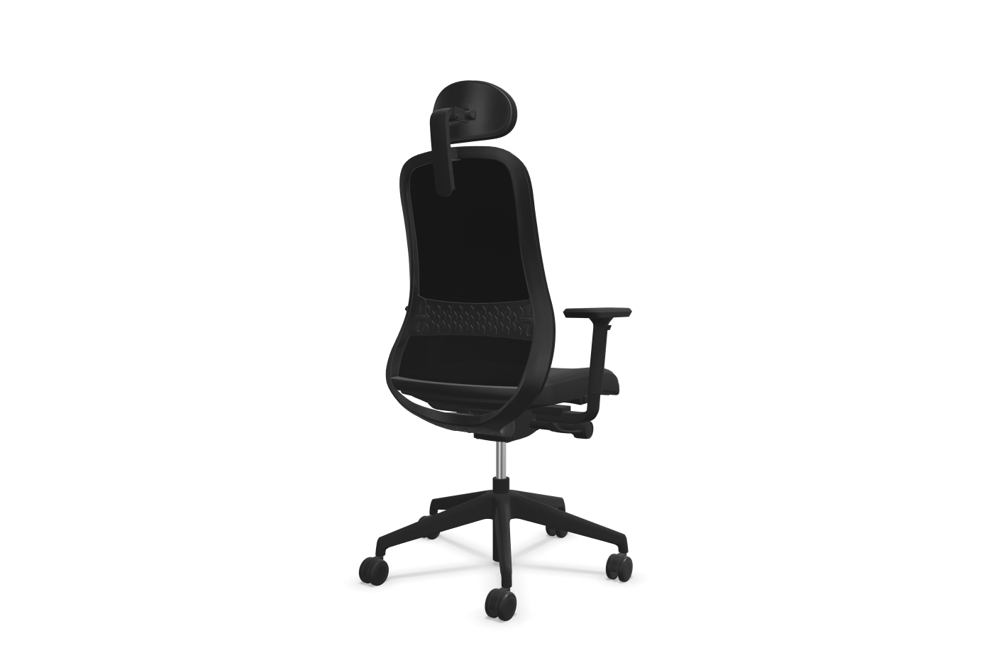 SOULY - Fauteuil Ergonomique Dossier Résille avec Têtière