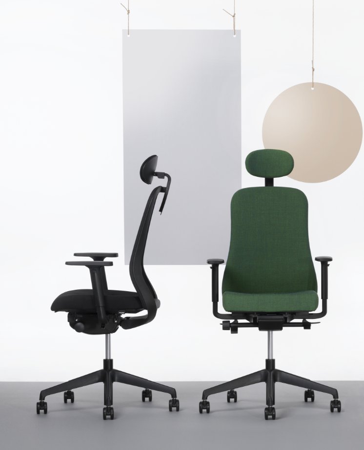 SOULY - Fauteuil Ergonomique Dossier Résille avec Têtière
