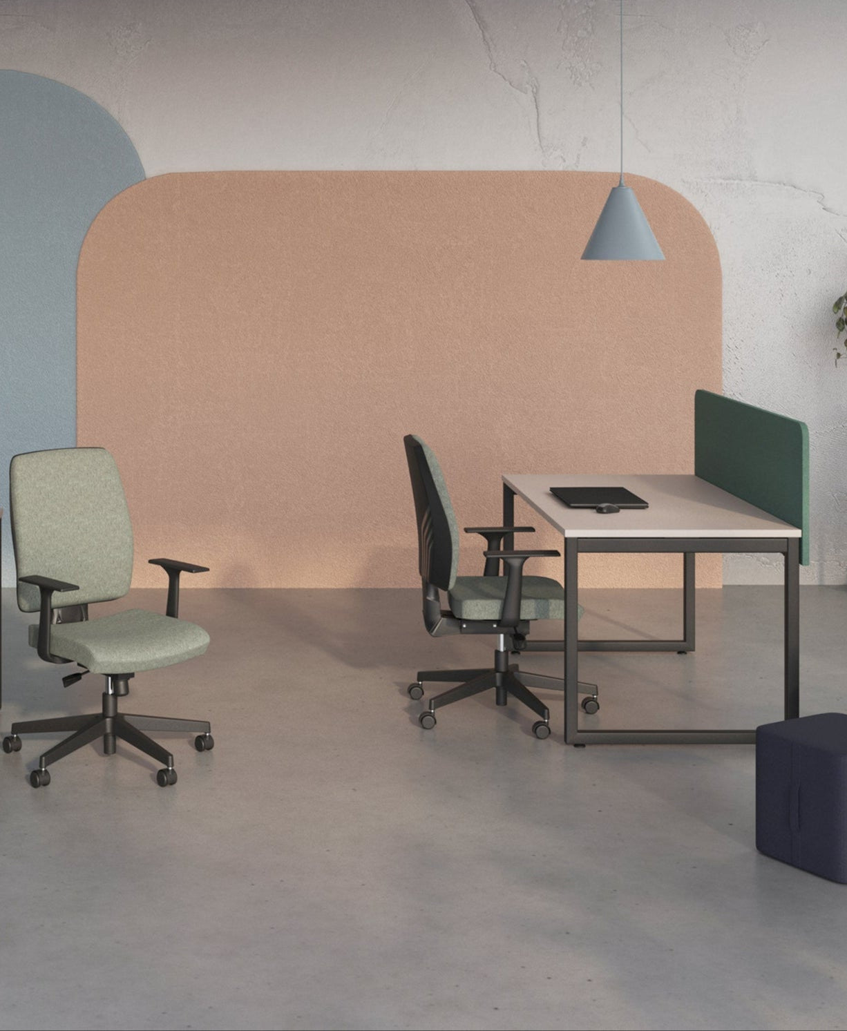 TAKTIK - Fauteuil de Travail Dossier Tissu