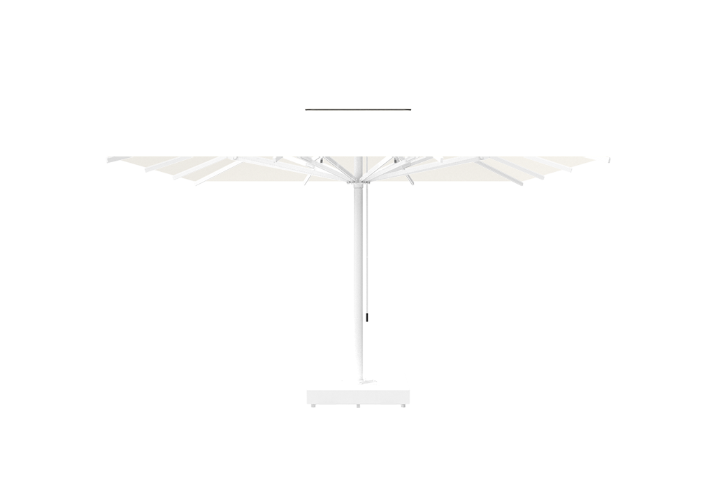 Parasol Adone 400x400cm CREMA