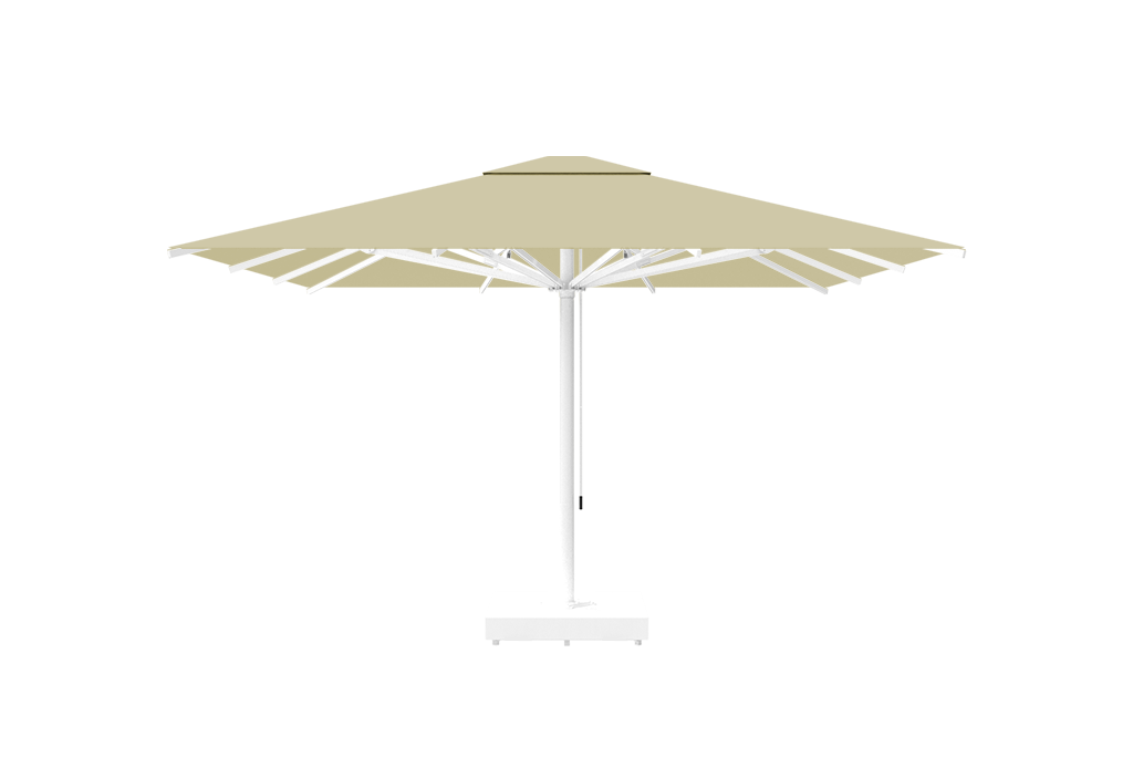 Parasol Adone 400x400cm CREMA