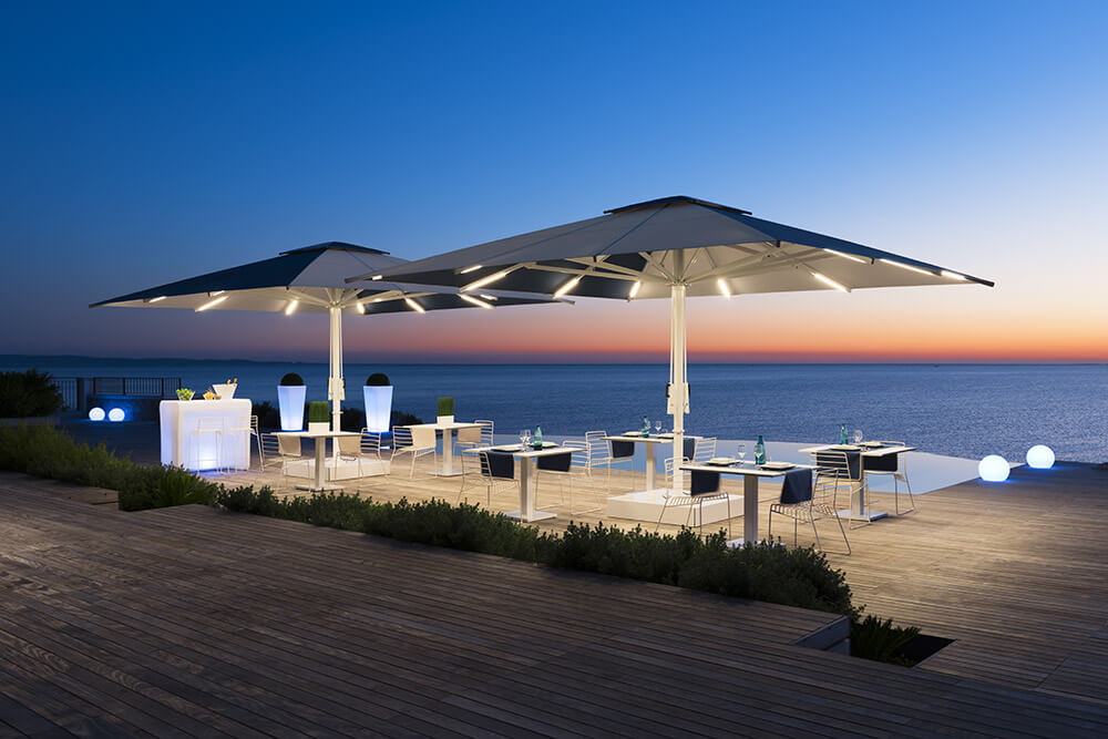 Parasol Adone Plus 500x600cm CREMA