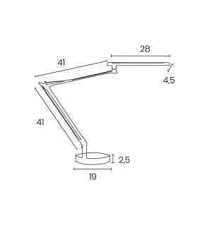 Lampe Success 80 pince + socle UNILUX