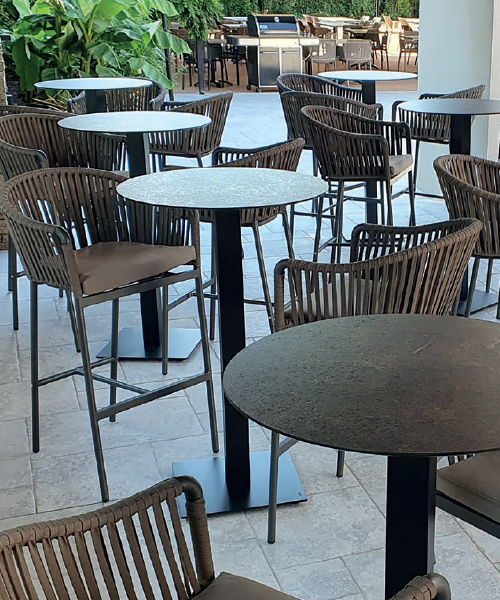 Chaise haute Doha STAMP