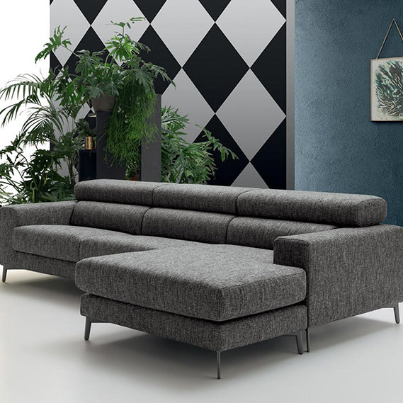 Canapé Gris Fred de la marque Félis - Luccioni Mobilier