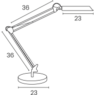 Swingo Lampe à Poser UNILUX