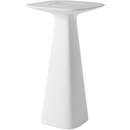 Amelie Up Table Haute d'extérieur SLIDE BLANC
