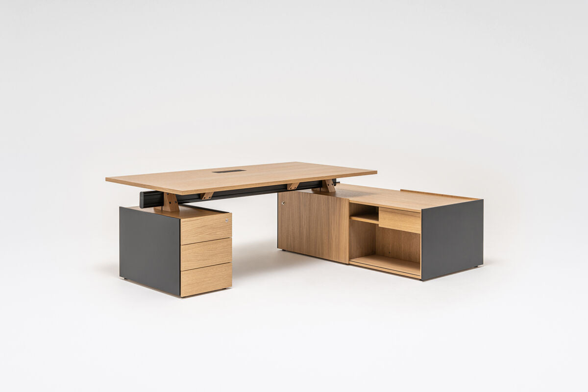 VIGA - Bureau de Direction avec Retour et Caisson