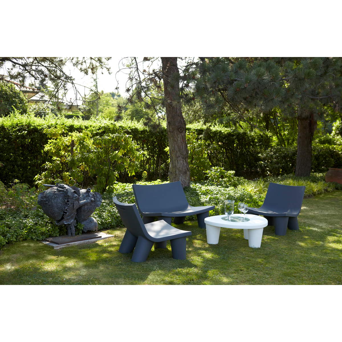 Low Lita Fauteuil d'extérieur SLIDE
