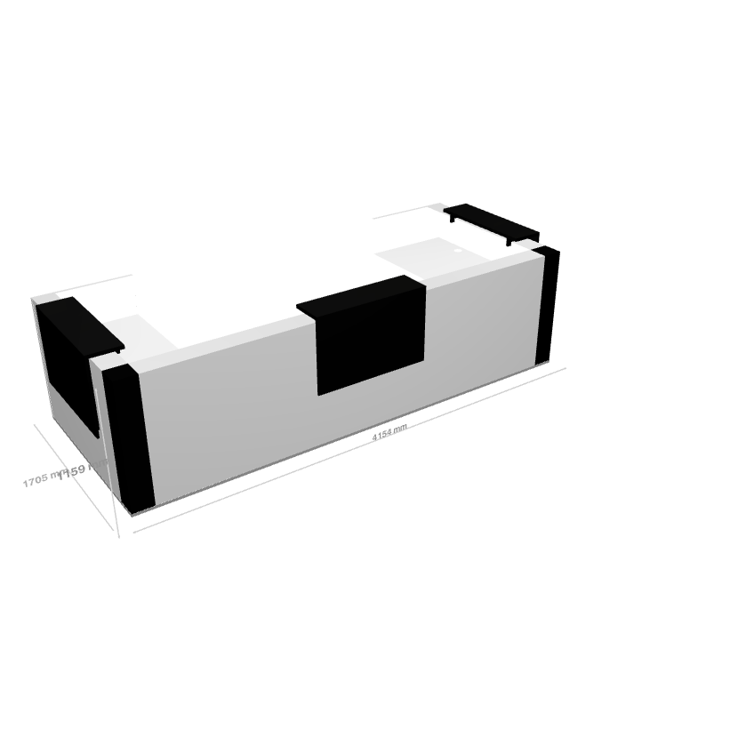 TERA - Banque d'Accueil d'Angle 415.4x170.5cm