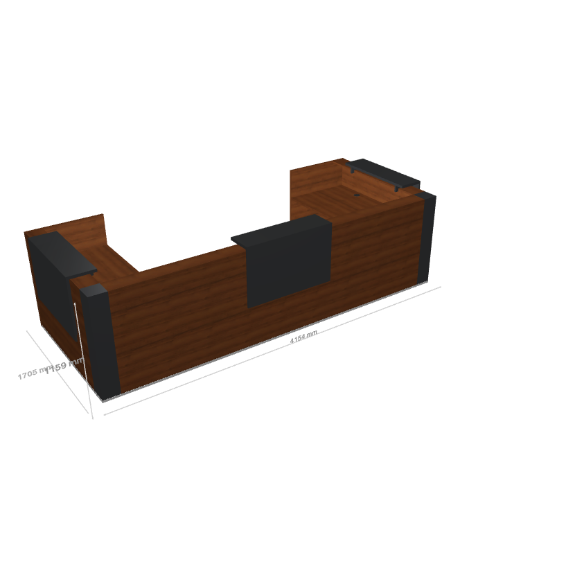 TERA - Banque d'Accueil d'Angle 415.4x170.5cm