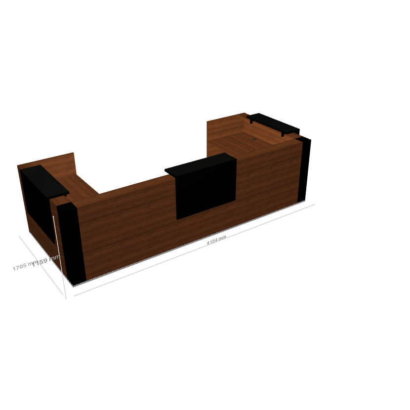 TERA - Banque d'Accueil d'Angle 415.4x170.5cm