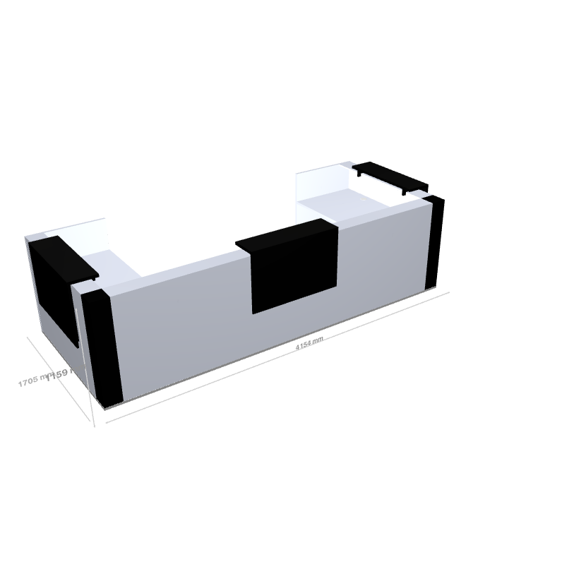 TERA - Banque d'Accueil d'Angle 415.4x170.5cm