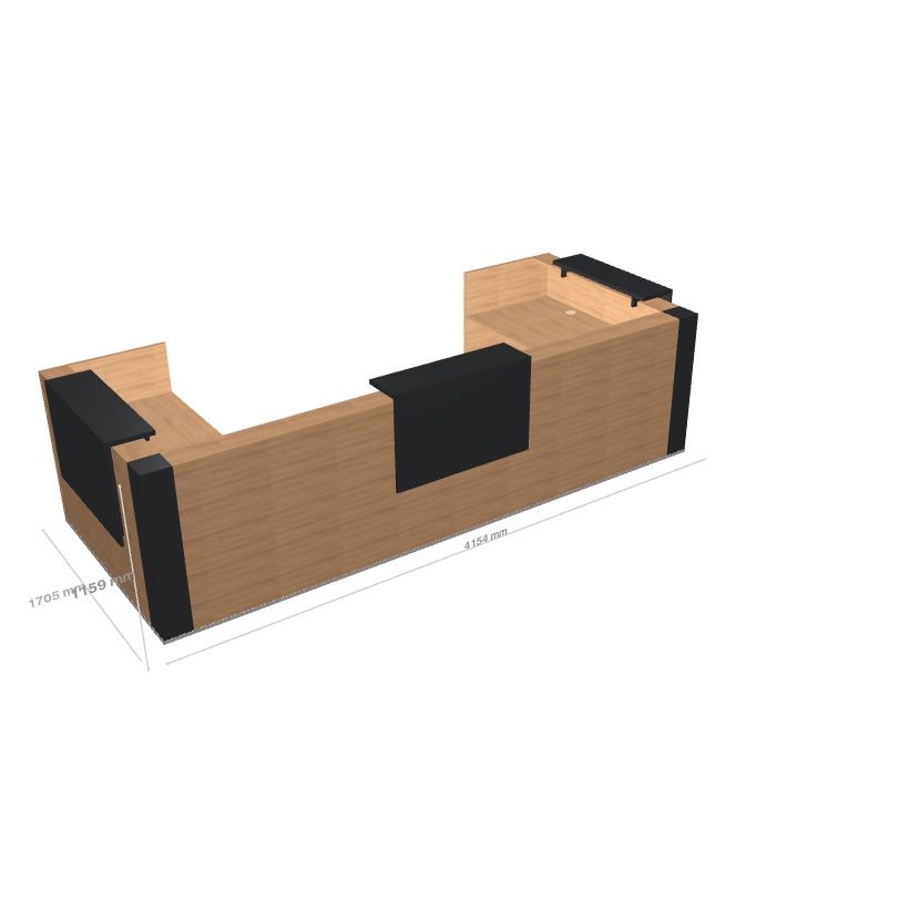 TERA - Banque d'Accueil d'Angle 415.4x170.5cm