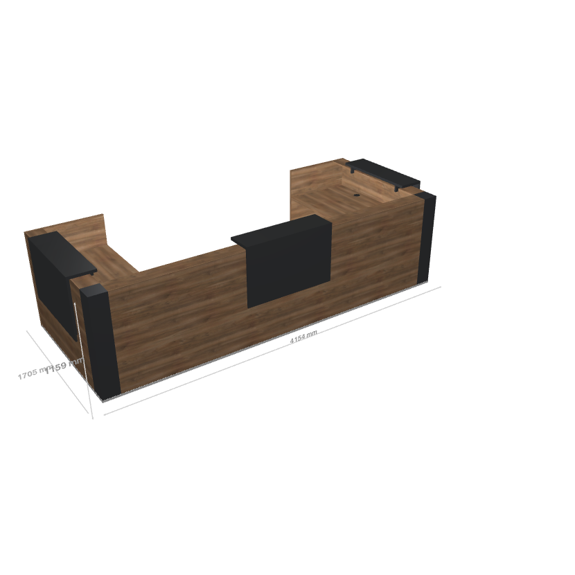 TERA - Banque d'Accueil d'Angle 415.4x170.5cm