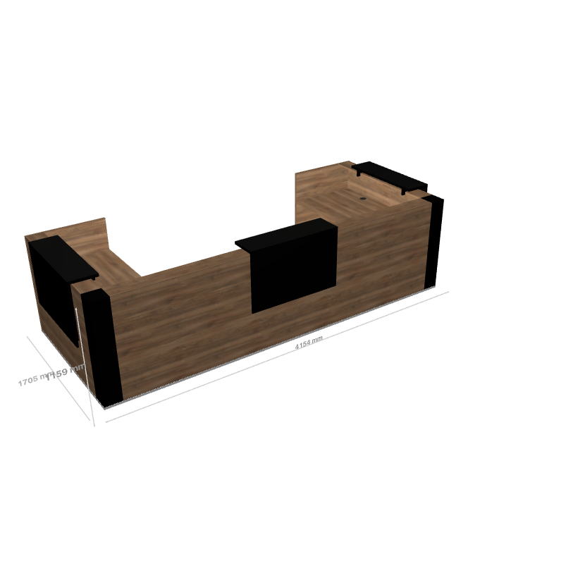 TERA - Banque d'Accueil d'Angle 415.4x170.5cm