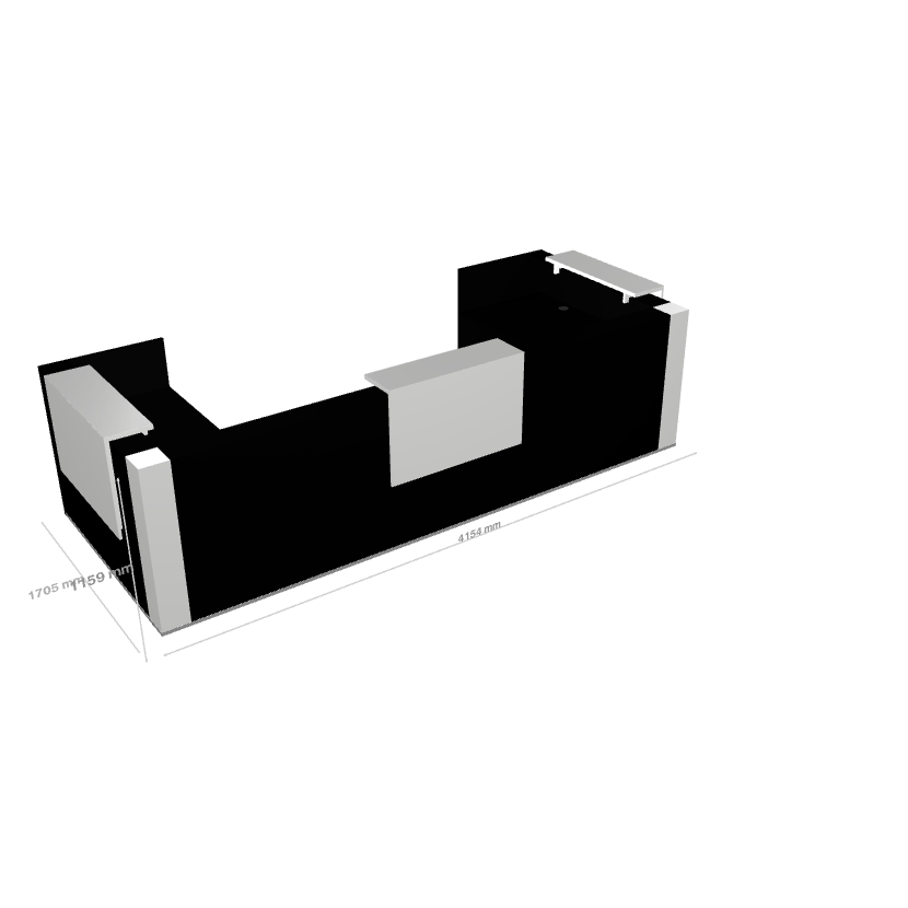 TERA - Banque d'Accueil d'Angle 415.4x170.5cm