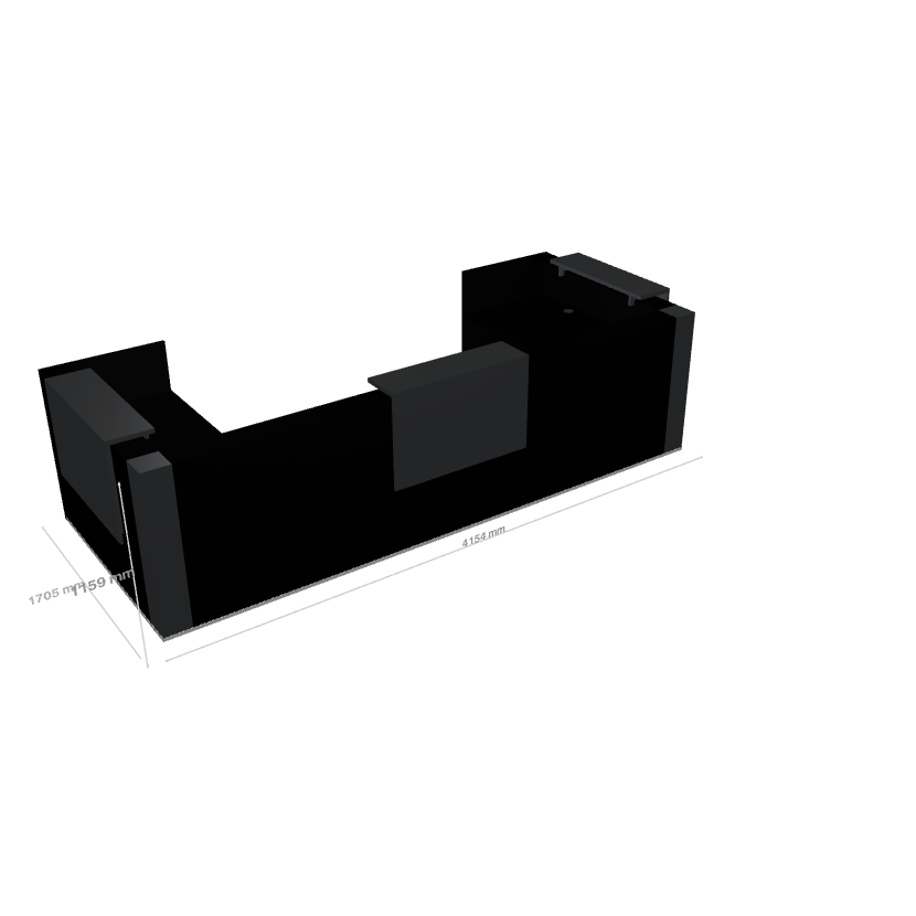 TERA - Banque d'Accueil d'Angle 415.4x170.5cm