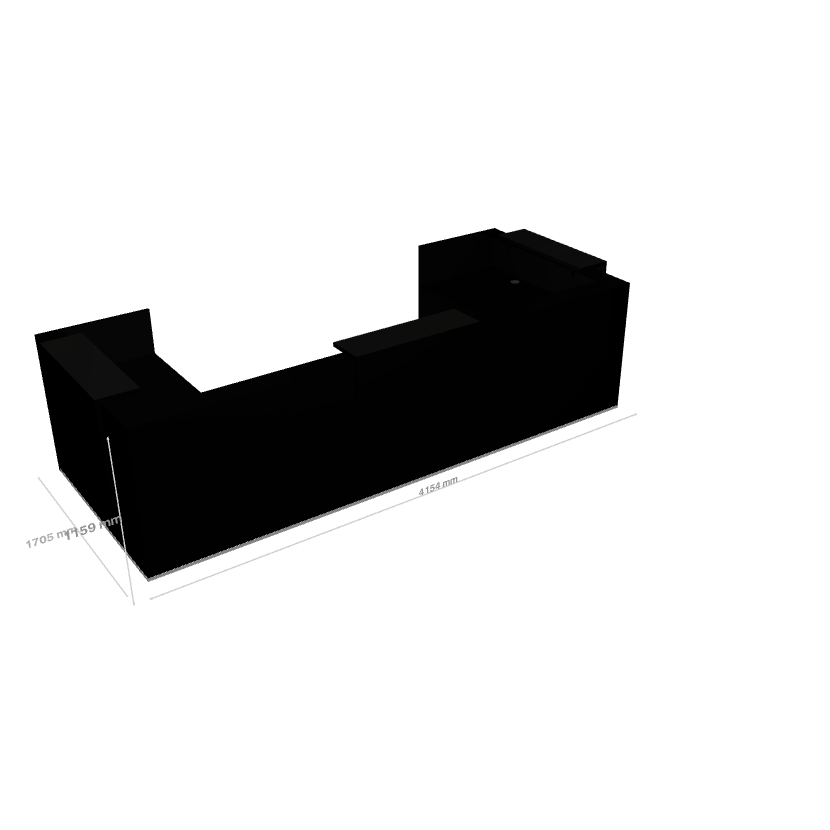 TERA - Banque d'Accueil d'Angle 415.4x170.5cm