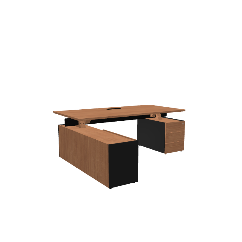 VIGA - Bureau de Direction avec Retour et Caisson