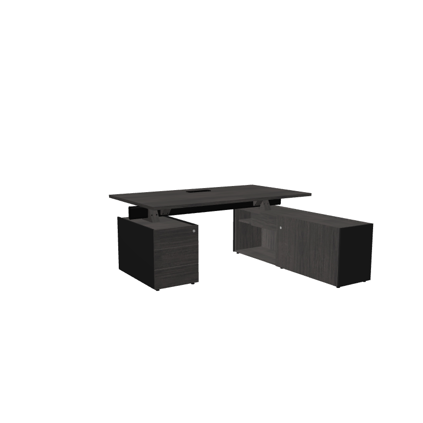 VIGA - Bureau de Direction avec Retour et Caisson