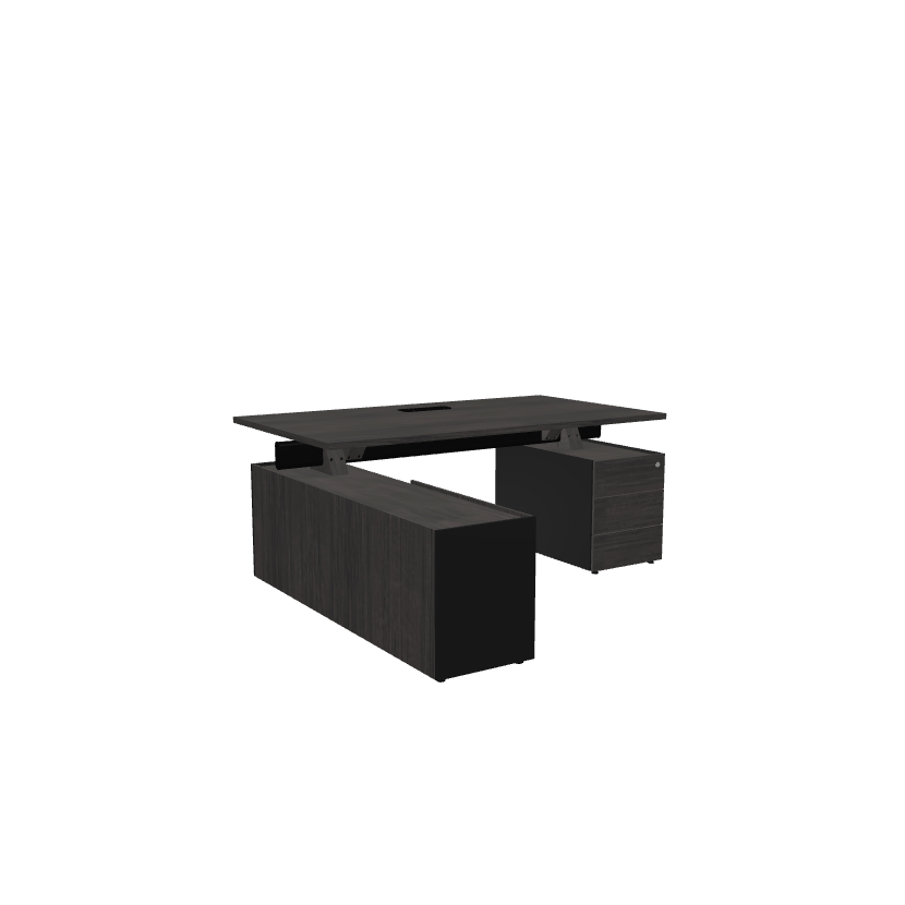 VIGA - Bureau de Direction avec Retour et Caisson