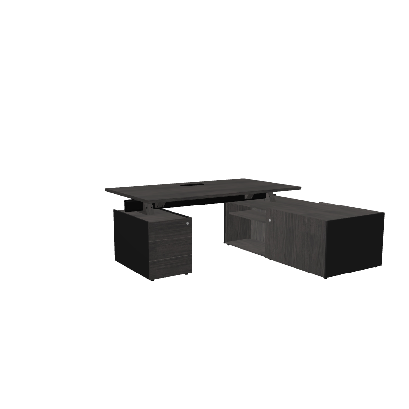 VIGA - Bureau de Direction avec Retour et Caisson