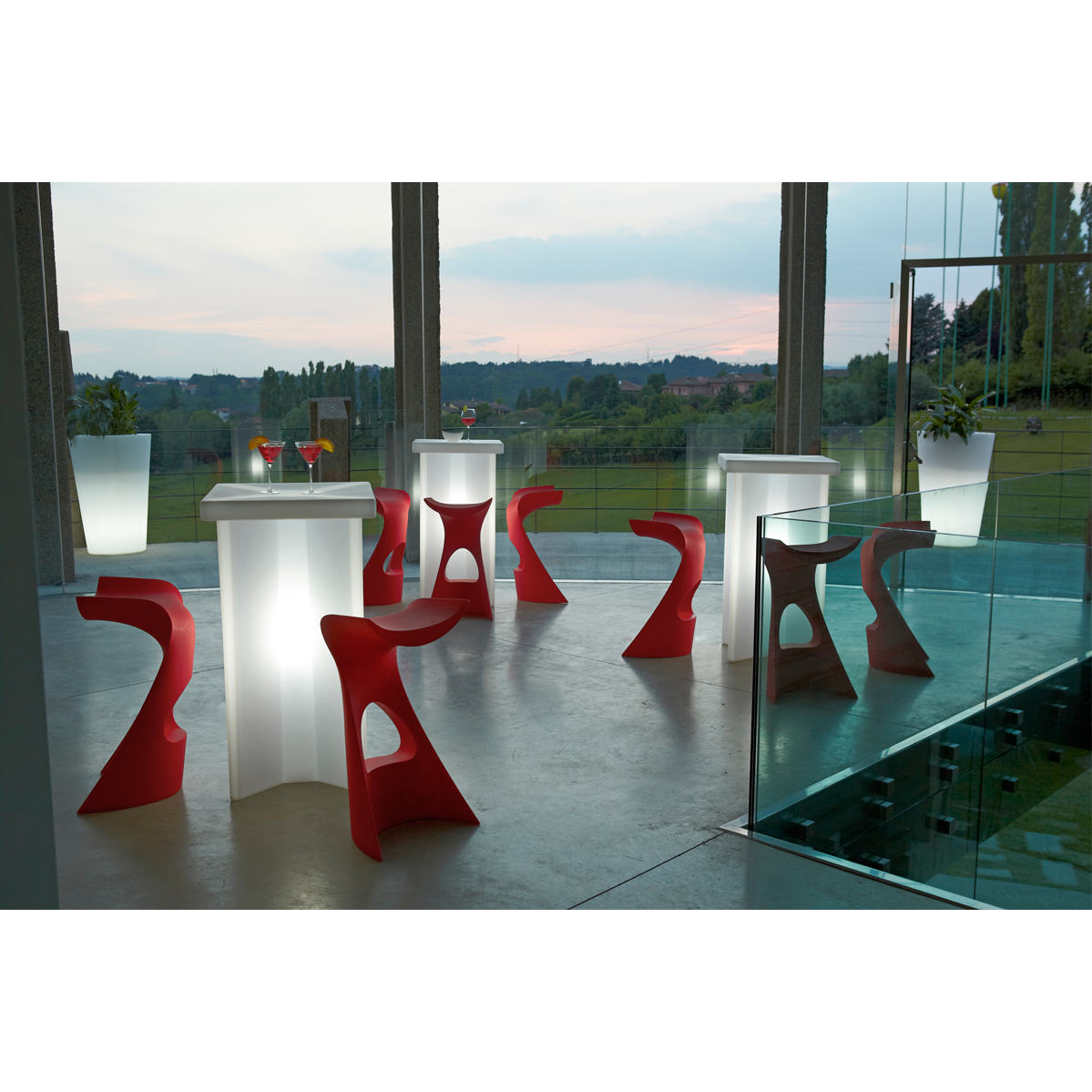 Koncord Tabouret haut d'extérieur SLIDE