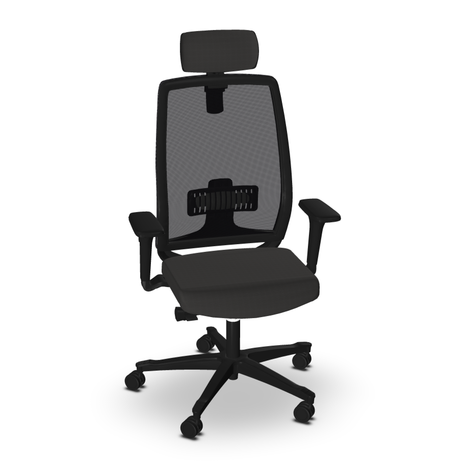 MUNIK - Fauteuil de Travail Dossier Résille