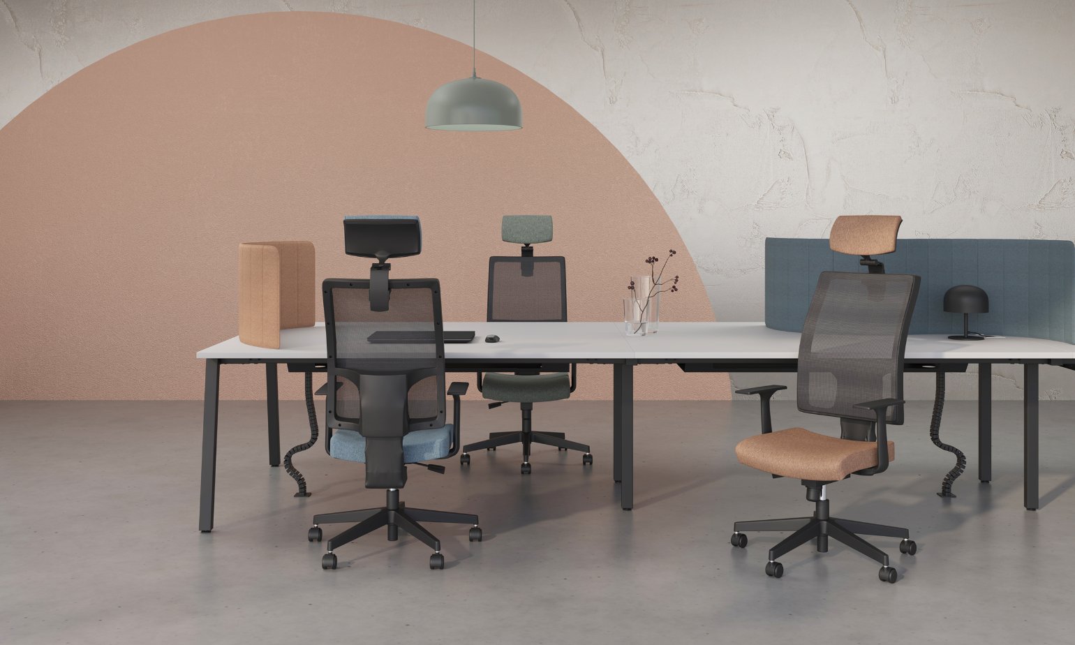 TAKTIK - Fauteuil de Travail Dossier Tissu