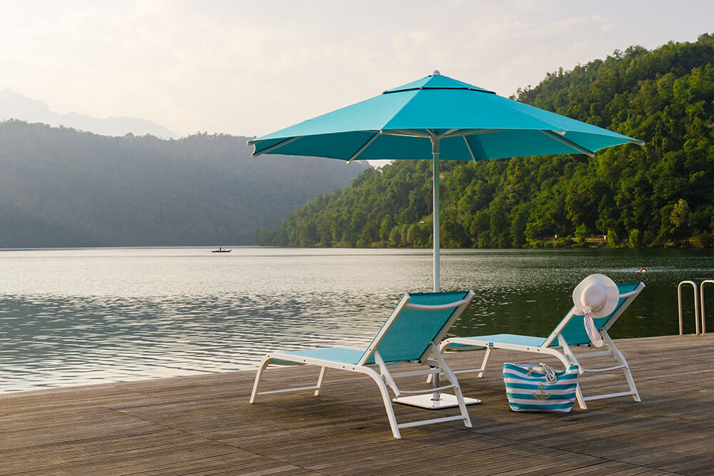 Parasol Eos 200x200cm CREMA
