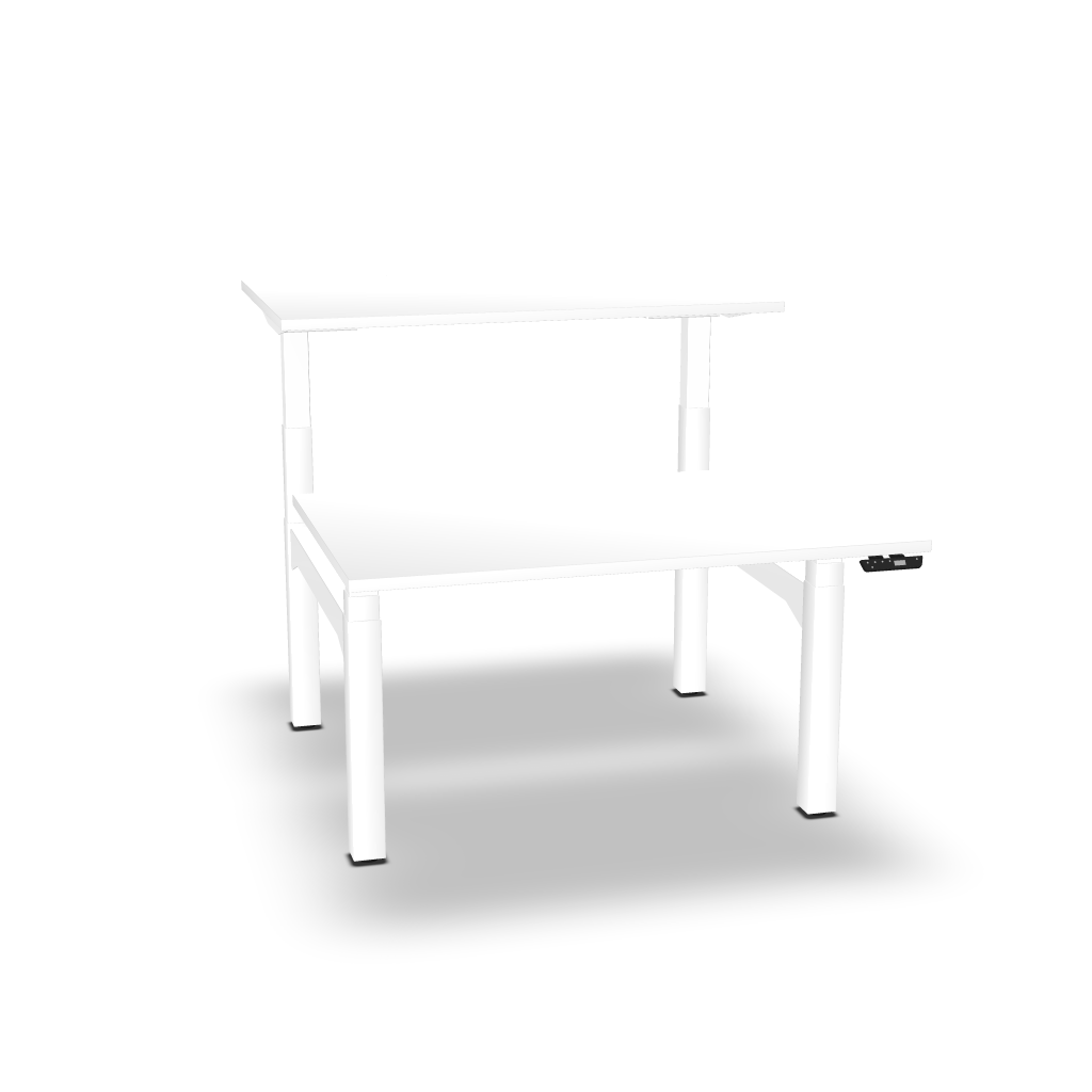 FLEX'UP - Bureau Electrique Réglable en Hauteur Poste Face à face P.160cm