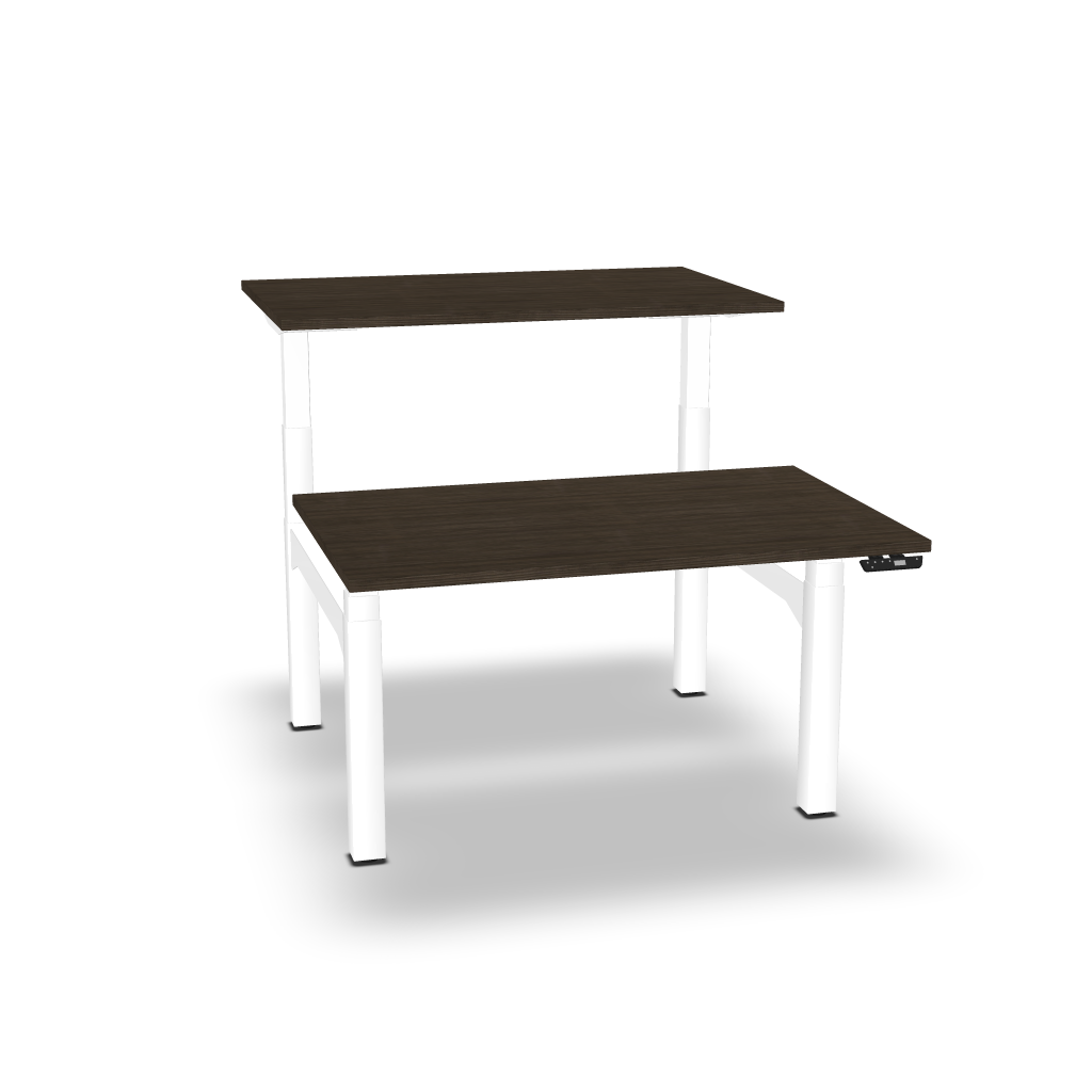 FLEX'UP - Bureau Electrique Réglable en Hauteur Poste Face à face P.160cm