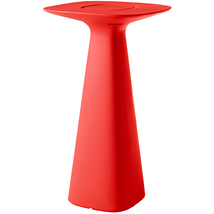 Amelie Up Table Haute d'extérieur SLIDE ROUGE